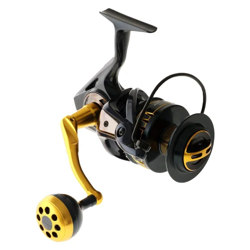 thumbnail image 2 of Okuma Salina Litecast Saltwater Spinning Reel SA-5000Ha - Blue Aluminum Fishing Reel 2 of 9